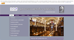 Desktop Screenshot of processopenaleegiustizia.it